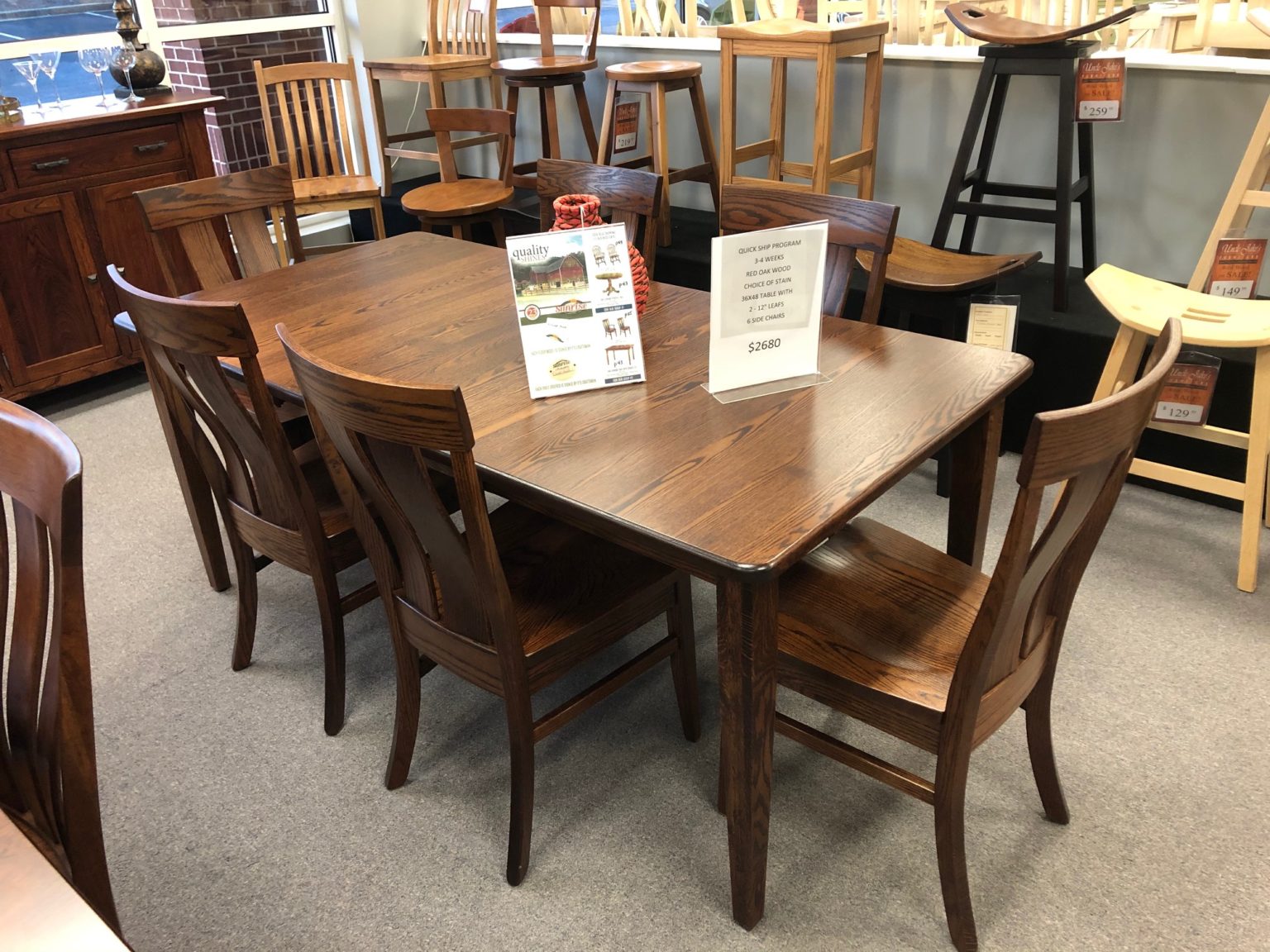 Amish Dining Room Furniture in Greenville, South Carolina – Uncle Jake ...